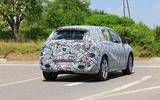 Mercedes EQE spyshot rear Mercedes EQE spyshot rear