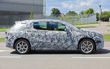 Mercedes EQE spyshot side Mercedes EQE spyshot side