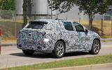 Mercedes EQE spyshot rear side Mercedes EQE spyshot rear side