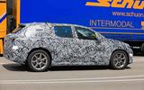Mercedes EQE spyshot side 3/4 truck Mercedes EQE spyshot side 3/4 truck