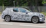 Mercedes EQE spyshot side Mercedes EQE spyshot side