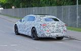 Mercedes EQS spyshots rear side Mercedes EQS spyshots rear side