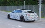 Mercedes EQS spyshots side rear Mercedes EQS spyshots side rear