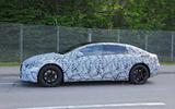 Mercedes EQS spyshots side Mercedes EQS spyshots side
