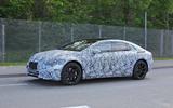 Mercedes EQS spyshots side front Mercedes EQS spyshots side front