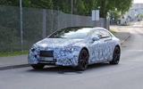 Mercedes EQS spyshots front three-quarter Mercedes EQS spyshots front three-quarter