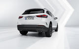 Mercedes GLA rear white Mercedes GLA rear white