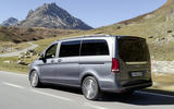 Mercedes V-Class on the road