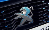 Peugeot logo on grille