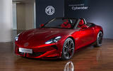 MG Cyberster 2023 front quarter static MG Cyberster 2023 front quarter static