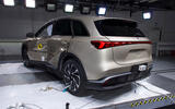 MG S6 EV Euro NCAP rear quarter smash