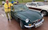 MG B front three quarter