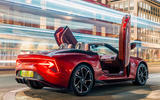MG Cyberster doors open