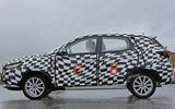 MG small SUV spied