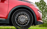 Michelin Uptis tyre concept on car