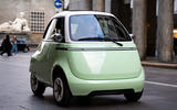 Microlino front quarter driving