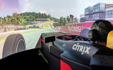 Aston Martin Red Bull Racing Valkyrie simulator