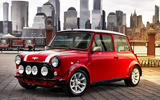 Classic Mini Electric revealed in New York to emphasise brand's EV plans
