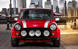 Classic Mini Electric revealed in New York to emphasise brand's EV plans