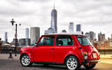 Classic Mini Electric revealed in New York to emphasise brand's EV plans