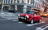 Classic Mini Electric revealed in New York to emphasise brand's EV plans