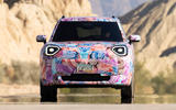 Mini Aceman camouflaged front driving Mini Aceman camouflaged front driving