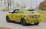Mini Cooper 5dr 2024 camouflage rear quarter tracking