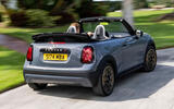 Mini Cooper Convertible rear quarter tracking