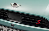 Mini Cooper petrol 2024 grille detail Mini Cooper petrol 2024 grille detail