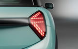 Mini Cooper petrol 2024 rear light detail Mini Cooper petrol 2024 rear light detail