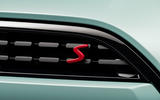 Mini Cooper petrol 2024 s badge detail Mini Cooper petrol 2024 s badge detail