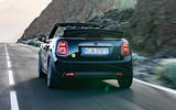 Mini Cooper SE Convertible rear tracking Mini Cooper SE Convertible rear tracking
