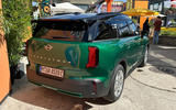Mini Countryman 2024 green rear quarter