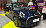 Mini electric convertible in shanghai motor show Mini electric convertible in shanghai motor show