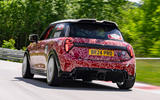 Mini John Cooper Works Bulldog Racing rear quarter braking Mini John Cooper Works Bulldog Racing rear quarter braking