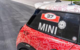 Mini John Cooper Works Bulldog Racing rear spoiler detail Mini John Cooper Works Bulldog Racing rear spoiler detail