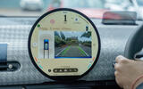 The all-electric MINI Cooper OLED screen The all-electric MINI Cooper OLED screen