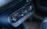 The all-electric MINI Cooper toggles bar The all-electric MINI Cooper toggles bar