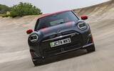 Mini Cooper Electric John Cooper Works   front tracking Mini Cooper Electric John Cooper Works   front tracking