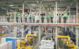 Autocar subscriber event at Mini Oxford plant - galley
