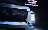 tsubishi Engelburg Tourer Geneva stand - front bumper