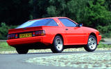 Mitsubishi Starion rear three quarter cornering