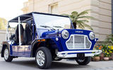 Moke electric 2022 front navy blue Moke electric 2022 front navy blue