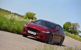 Ford Mondeo cornering - front