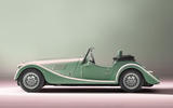 Morgan Plus Four 2024 side hood down Morgan Plus Four 2024 side hood down