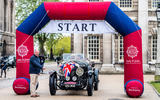 Around the world rally start stage