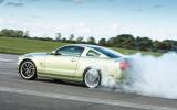 Ford Mustang burnout five generations