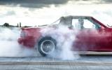 Ford Mustang burnout five generations