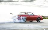Ford Mustang burnout five generations
