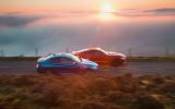 Ford Mustang and BMW M235i